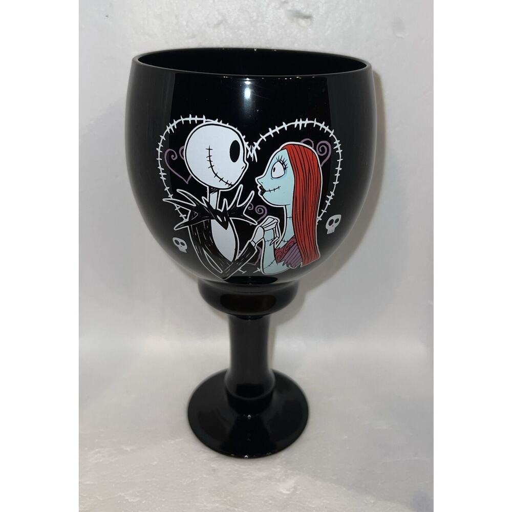 Disney's Tim Burton’s The Nightmare Before Christmas Jack&Sally GlassGoblet 40oz